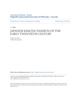 japanese kimono fashion of the early twentieth century