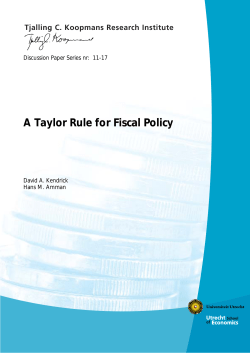 A Taylor Rule for Fiscal Policy