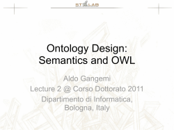 OWL - Semantic Technology Laboratory