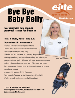 Bye Bye Baby Belly - Elite Sports Clubs
