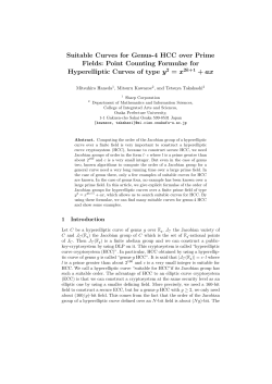 Suitable Curves for Genus-4 HCC over Prime Fields