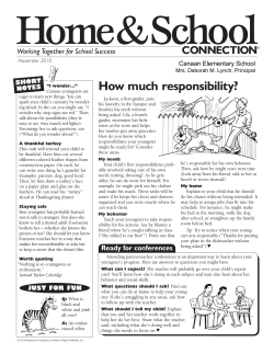 How much responsibility?