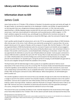 James Cook - NMRN Portsmouth