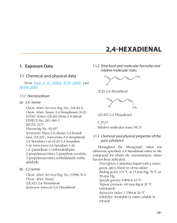 2,4-hexadienal - IARC Monographs on the Evaluation of