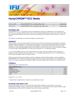 HardyCHROM™ ECC - by Hardy Diagnostics