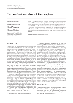 Electroreduction of silver sulphite complexes