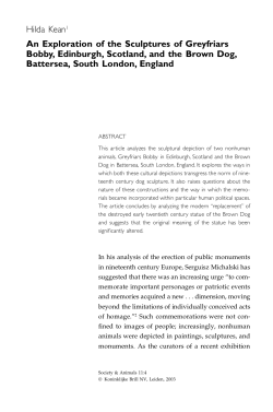 An Exploration of the Sculptures of Greyfriars Bobby