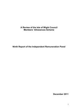 appendix 1 - Isle of Wight Council
