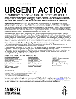 urgent action - Amnesty International