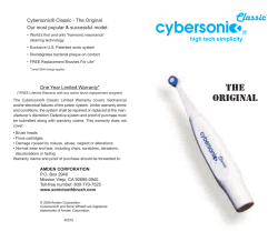 Classic - Cybersonic Toothbrush