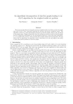 An algorithmic decomposition of claw-free graphs