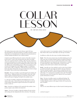 collars - The Knitting Guild Association