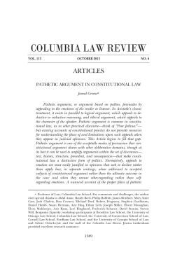 pathetic argument in constitutional law