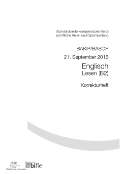 Englisch - und Diplompr&uuml;fung (SRDP)