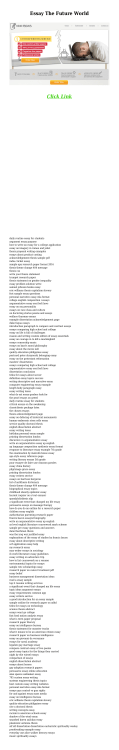 Essay The Future World