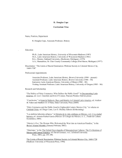 Cope Curriculum Vitae (2009)