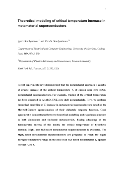 Theoretical modeling of critical temperature increase in