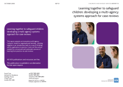 Learning together to safeguard children
