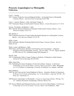 Proyecto Arqueologico La Mixtequilla