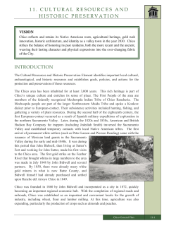 11. Cultural Resources and Historic Preservation