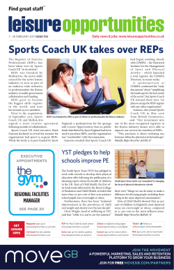 Leisure Opportunities 7th February 2017 Issue 703