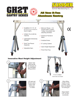 All New 2-Ton Aluminum Gantry