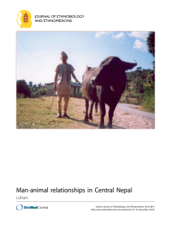 Man-animal relationships in Central Nepal | SpringerLink