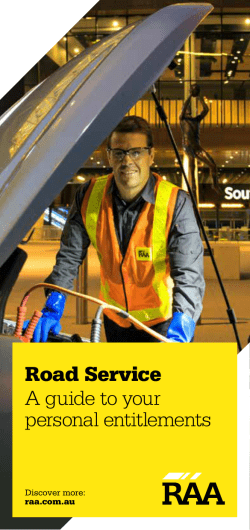 Road Service guide
