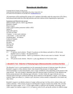 Biomolecule Identification