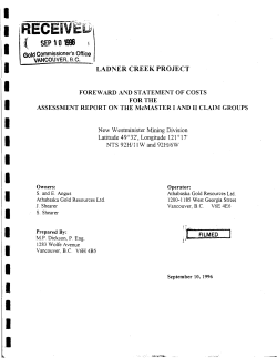 PDF Report 1 - Province of British Columbia