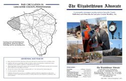Advertising Rates - Elizabethtown Advocate