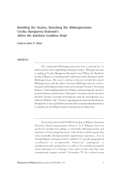 Retelling the Stories, Rewriting the Bildungsroman: Cecilia