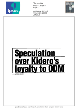 loyalty to ODM