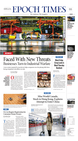 Faced With New Threats - Epoch Times | Print Archive