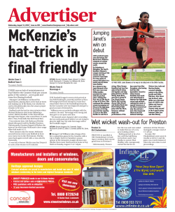 The Hitchin Advertiser - Hitchin Town Football Club