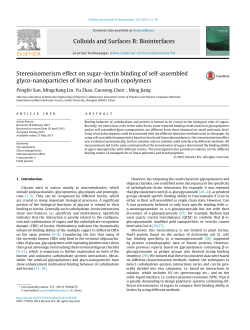 Stereoisomerism effect on sugar&ndash;lectin binding of self