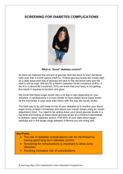 screening for diabetes complications