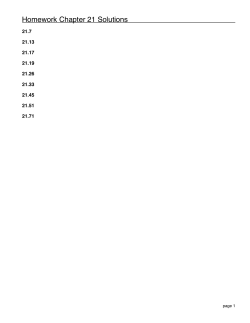 Homework Chapter 21 Solutions.pages
