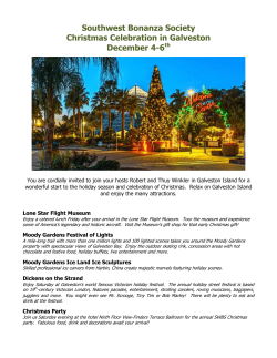 Southwest Bonanza Society Christmas Celebration in Galveston