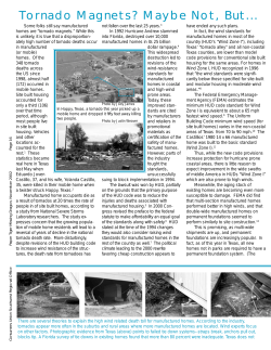 Tornado Magnets? Maybe Not, But