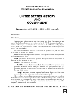 Test - Regents