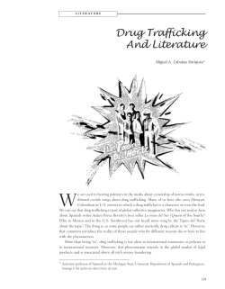 Drug Trafficking And Literature - Revistas