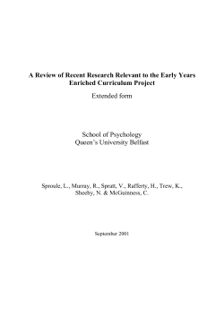 A Review of Recent Research