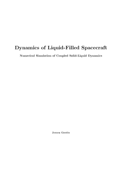 Dynamics of Liquid-Filled Spacecraft