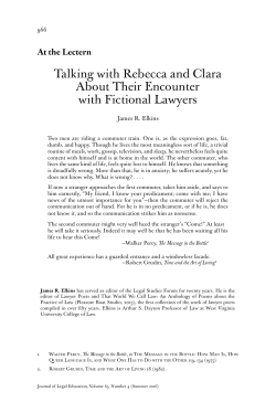 - Journal of Legal Education