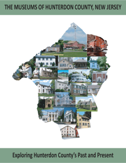 Tour the Museums of Hunterdon County