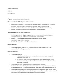 Josalyn Shaw Stevens Eled 4760 Lesson Plan #1