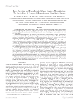 Basin Evolution and Unconformity-Related Uranium Mineralization
