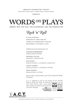 Rock `n` - American Conservatory Theater