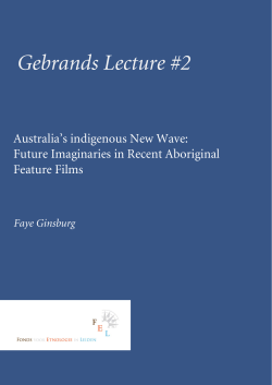 Australia`s Indigenous New Wave: Future Imaginaries in Recent